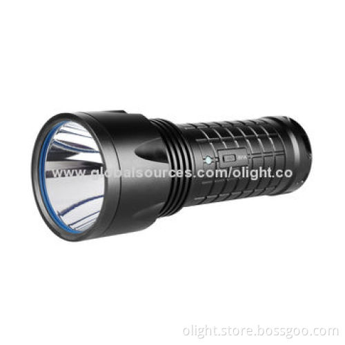 Rechargeable Flashlight, SR52, Easy to Operate Switch, Micro USB Port on Side, 1,200lm Luminous Flux